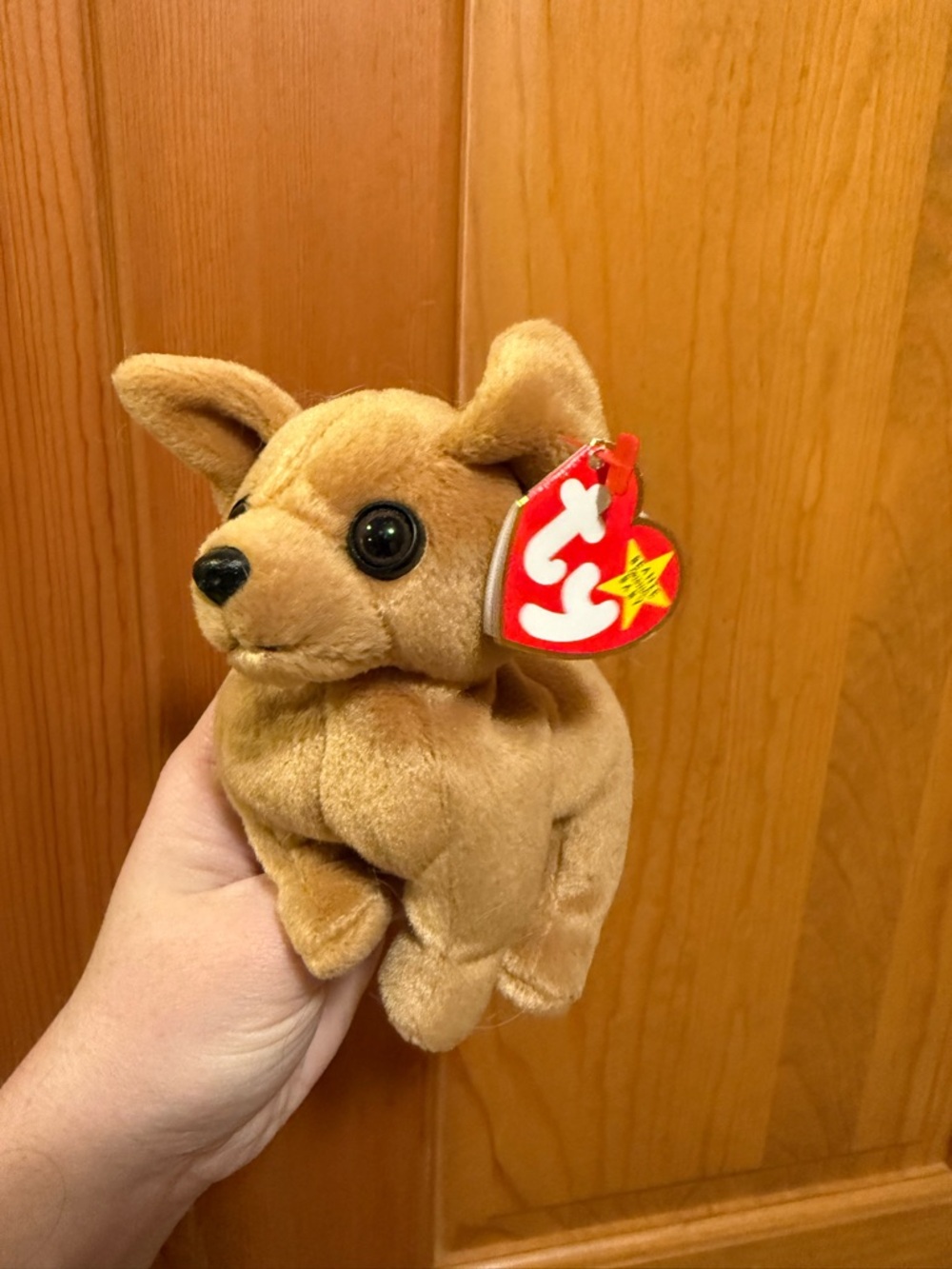 TY Beanie Baby Plush ‘Tiny’- Brown Chihuahua Dog